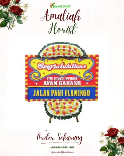 Bunga Papan Congratulation di Mojoroto